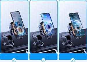 Joyroom JOYROOM JR-ZS246 DASHBOARD CAR MOUNT WIRELESS CHARGER 15W BLACK 6