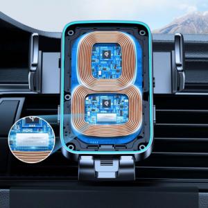 Joyroom JOYROOM JR-ZS246 VENT CAR MOUNT WIRELESS CHARGER 15W BLACK 4