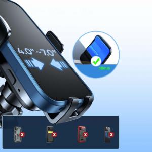 Joyroom JOYROOM JR-ZS246 VENT CAR MOUNT WIRELESS CHARGER 15W BLACK 6