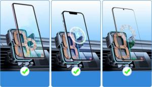 Joyroom JOYROOM JR-ZS246 VENT CAR MOUNT WIRELESS CHARGER 15W BLACK 8