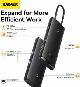 Stacja/replikator Baseus USB-C (BS-OH020) 7