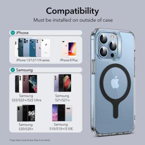 ESR ESR HALOLOCK MAGSAFE UNIVERSAL MAGNETIC RING 2-PACK BLACK 3