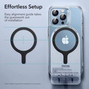 ESR ESR HALOLOCK MAGSAFE UNIVERSAL MAGNETIC RING 2-PACK BLACK 4