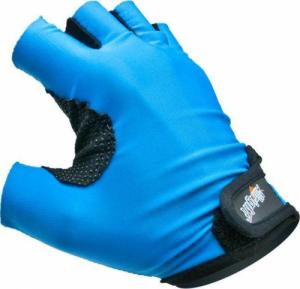 Allright RĘKAWICZKI SPORTOWE LYCRA r.M niebieskie 3