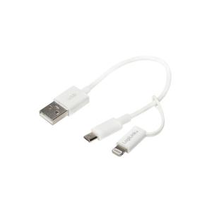 Kabel USB LogiLink LogiLink USB - microUSB / Lightning CU0115 1