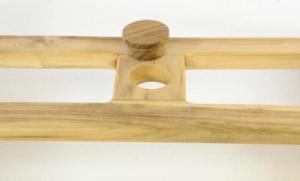 Divero Stół ogrodowy wykonany z drewna tekowego DIVERO - 120/170 cm 4