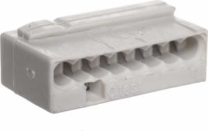 Shumee Szybkozłączka do puszek instalacyjnych MIKRO 8x 0,6-0,8mm2 jasnoszara 243-308 /50szt./ 1