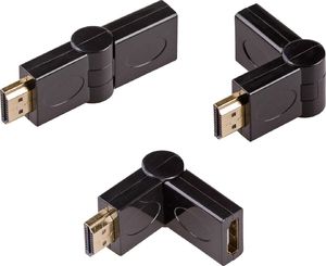 Adapter AV Akyga HDMI - HDMI czarny (AK-AD-40) 2