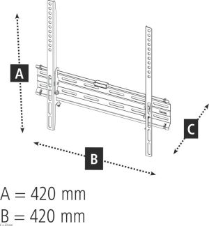 Hama Uchwyt ścienny 001181040000 32'' - 65'' 3