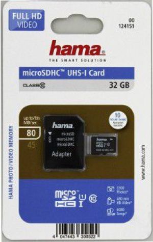 Karta Hama MicroSDHC 32 GB Class 10  (001241510000) 2