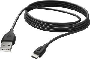 Kabel USB Hama USB-A - microUSB 3 m Czarny (001737880000) 1