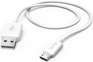 Kabel USB Hama USB-A - microUSB 1.4 m Biały (001736280000) 1