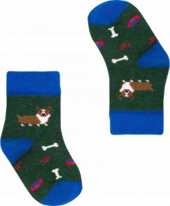 FAVES. Socks&Friends Śmieszne kolorowe skarpetki, PIESKI dzieci 14-19 1