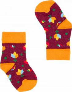 FAVES. Socks&Friends Śmieszne kolorowe skarpetki, TULIPANY dzieci 20-25 1