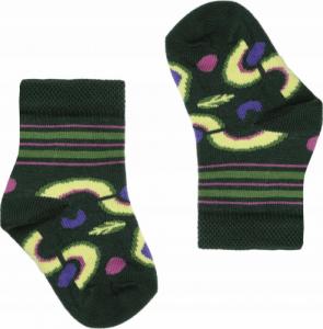 FAVES. Socks&Friends Śmieszne, kolorowe skarpetki, AWOKADO dzieci 20-25 1