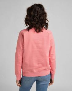 Lee DAMSKA BLUZA MATERIAŁOWA LEE PLAIN CREW NECK SWS CHERRY BLOSSOM L53RTXQJ L 6