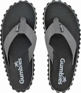 Japonki męskie Gumbies Gumbies unisex Duckbill Flip Flops - czarno-szare 45 1