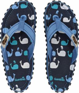 Gumbies Gumbies - unisex japonki ISLANDER - WHALES 40 1