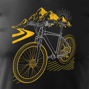 Topslang Koszulka rowerowa na rower z rowerem górskim MTB Góry Mountain Bike męska czarna REGULAR XL 2