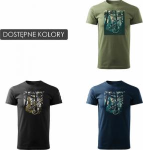 Topslang Koszulka rowerowa na rower z rowerem górskim MTB Góry Mountain Bike męska czarna REGULAR XL 3