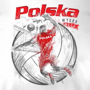 Topslang Koszulka polska siatkówka dla kibica do siatkówki siatkówka Volleyball męska biała REGULAR r. L 2
