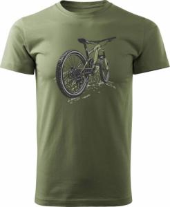 Topslang Koszulka rowerowa na rower z rowerem górskim MTB Góry Mountain Bike męska khaki REGULAR S 1