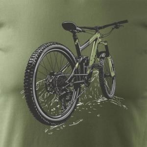 Topslang Koszulka rowerowa na rower z rowerem górskim MTB Góry Mountain Bike męska khaki REGULAR S 2