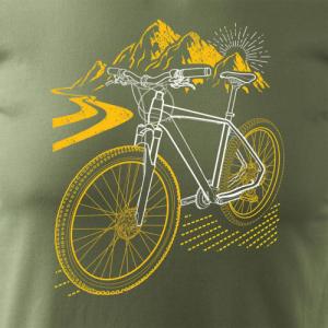 Topslang Koszulka rowerowa na rower z rowerem górskim MTB Góry Mountain Bike męska khaki REGULAR S 2