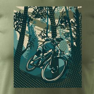 Topslang Koszulka rowerowa na rower z rowerem górskim MTB Góry Mountain Bike męska khaki REGULAR S 2