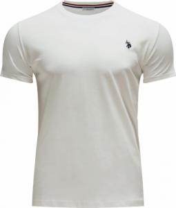 U.S. Polo Assn Koszulka męska, biała, r. M (49351-EH33-101) 1