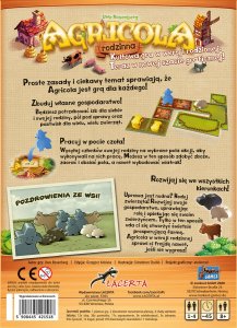 Lacerta Gra planszowa Agricola Wersja rodzinna 2