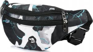 Beltimore Saszetka nerka pojemna solidna pasek niebieska BELTIMORE B92 NoSize 5