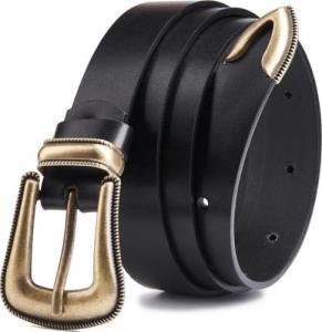 Peterson Skórzany pasek z zaokrągloną, masywną klamrą  Peterson 80 cm 2