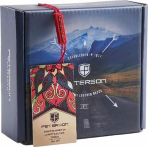 Peterson Skórzany pasek z zaokrągloną, masywną klamrą  Peterson 80 cm 8