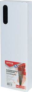 Office Products GRZBIETY DO BINDOWANIA OFFICE PRODUCTS, A4, 6MM (25 KARTEK), 100 SZT., CZARNE 20240615-05 2