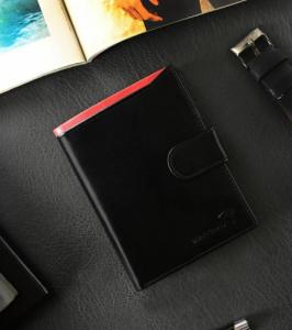 Ronaldo Skórzany portfel z zapinką i systemem RFID  Ronaldo NoSize 3