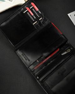 Ronaldo Skórzany portfel z zapinką i systemem RFID  Ronaldo NoSize 6