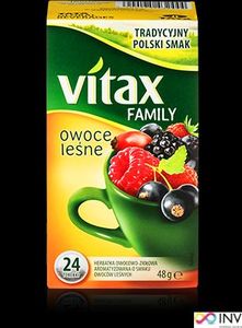 Vitax VITAX FAMILY OWOCE LEŚNE 24 TOREBKI 46838744 1