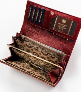 Peterson Elegancki portfel damski z wężowym wzorem  Peterson NoSize 7