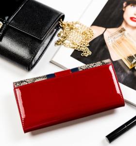 Peterson Elegancki portfel damski z wężowym wzorem  Peterson NoSize 9