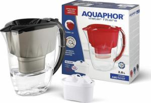 Dzbanek filtrujący Aquaphor Amethyst czarny + 1x wkład B25 Maxfor plus 6