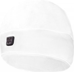 Glovii Ogrzewana czapka, uniwersalna, biala (GC1W) 1