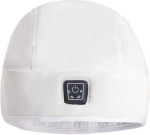 Glovii Ogrzewana czapka, uniwersalna, biała (GC1W) 1