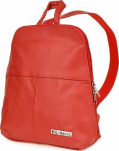 Plecak skórzany czerwona torebka elegancka poręczna Beltimore 021 NoSize 1