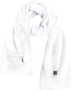 Glovii Ogrzewany szalik, Uniwersalny, biały (GA1W) 2