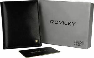 Rovicky Cienki, elegancki portfel męski ze skóry naturalnej, RFID  Rovicky NoSize 1