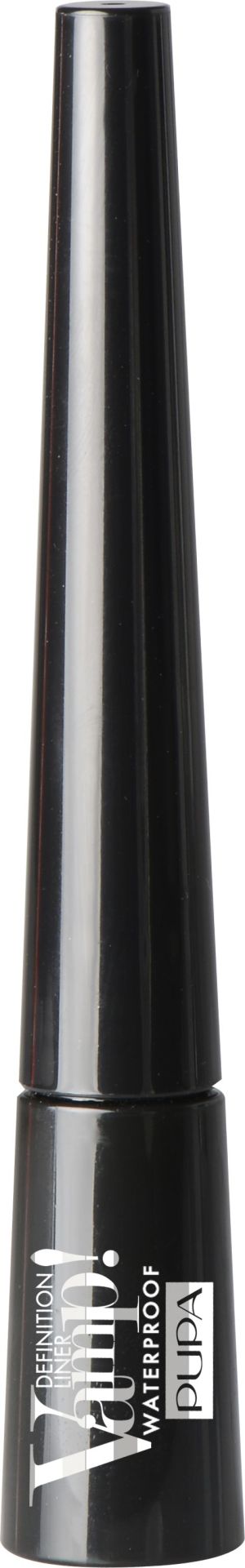 Pupa Wodoodporny Eyeliner w Pędzelku Czarny 2.5 ml 1