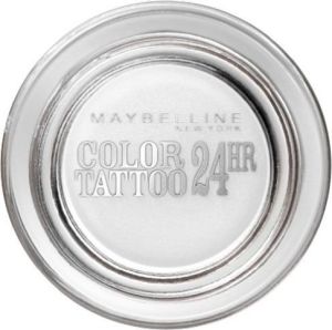 Maybelline  Eye Studio Color Tattoo 24 HR cień do powiek w kremie 45 Infinite White 4ml 1