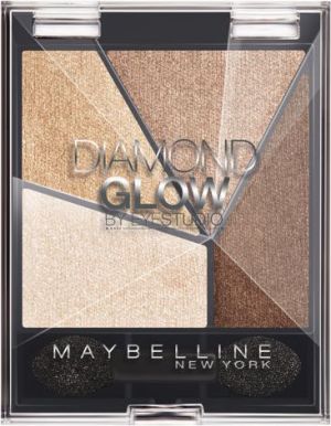 Maybelline  MAYBELLINE_Eye Studio Diamond Glow poczwórne cienie do powiek 02 Color Drama 1