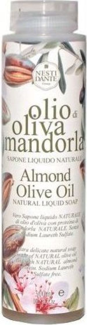Nesti Dante Olio Di Oliva Mandorla Almond Olive Oil Bath Shower Natural Liquid Soap 300ml 1